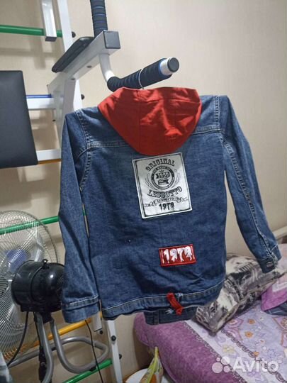 Джинсовый костюм для мальчика от 4 до 6-7 лет