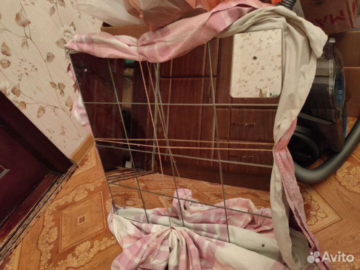 Зеркальное панно 600x600мм(60смx60см) 3 зеркала