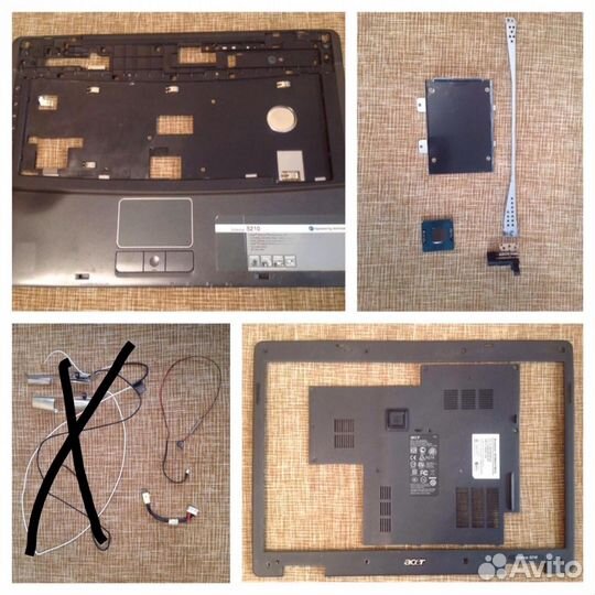Ноутбуки на запчасти Acer, Lenovo, HP, Asus