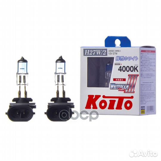 Лампа высокотемпературная Koito Whitebeam H27/2