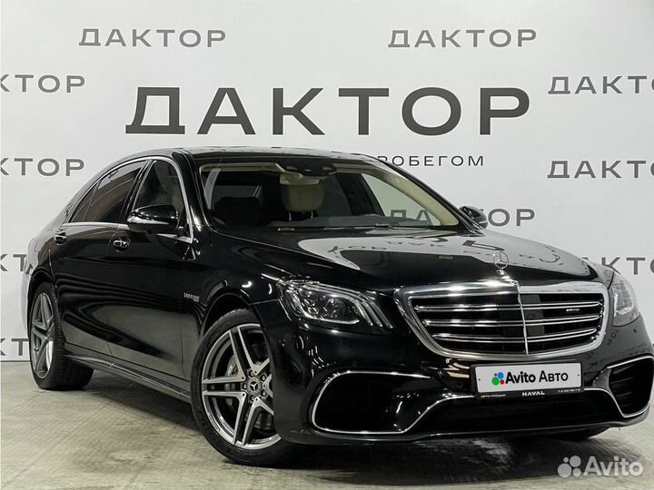 Mercedes-Benz S-класс AMG 4.0 AT, 2018, 99 000 км