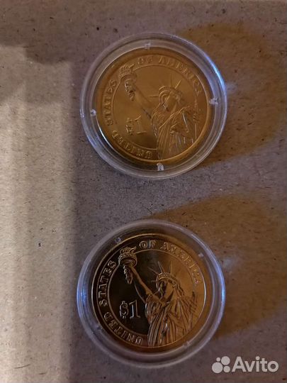 1доллар США президенты