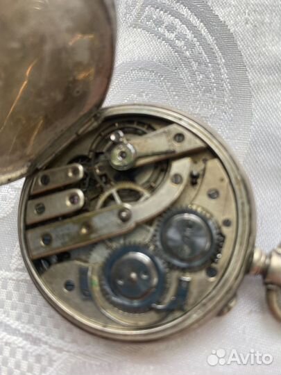 Часы карманные. серебро 800