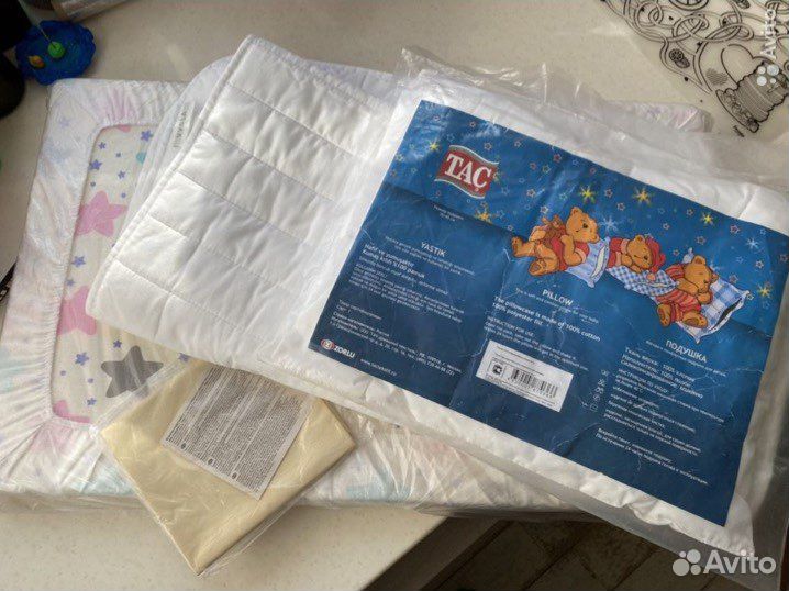 Набор матрас наматрасник клеенка подушка