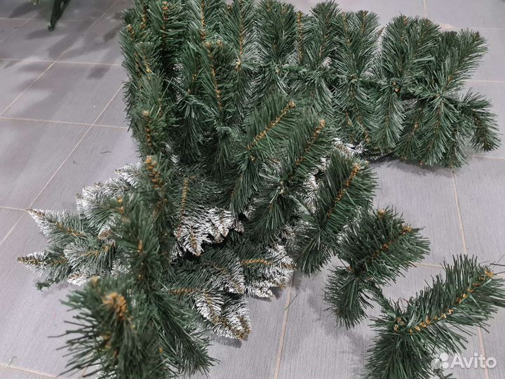 Декоративная гирлянда ель пвх