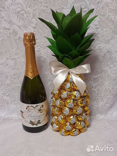 Ананасы на шампанское на подарок