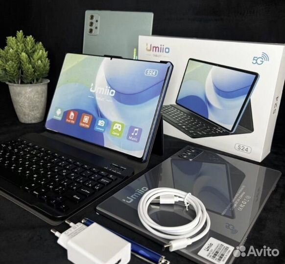 Планшет umiio s24 с клавиатурой