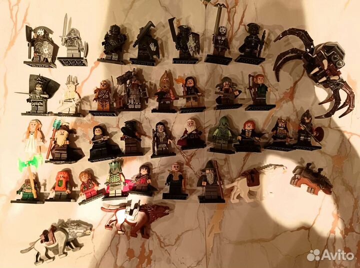 Минифигурки, властелин колец, человек паук, бэтмен