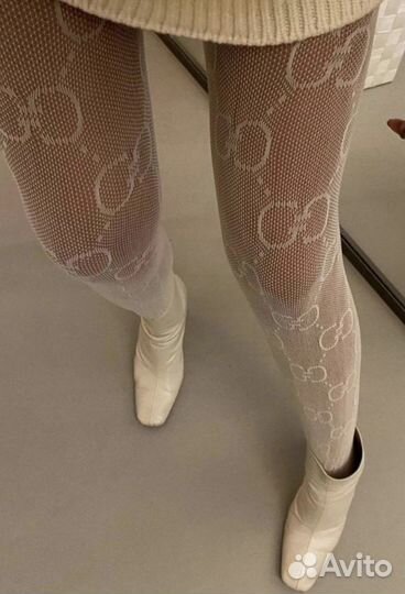 Колготки gucci белые