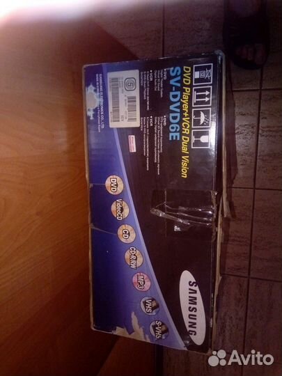 Видеомагнитофон комбо samsung sv-dvd6e