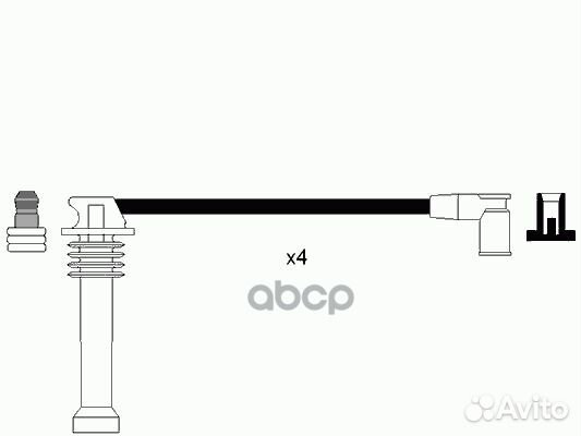 Комплект в/в проводов RC-FD1207 6984 NGK