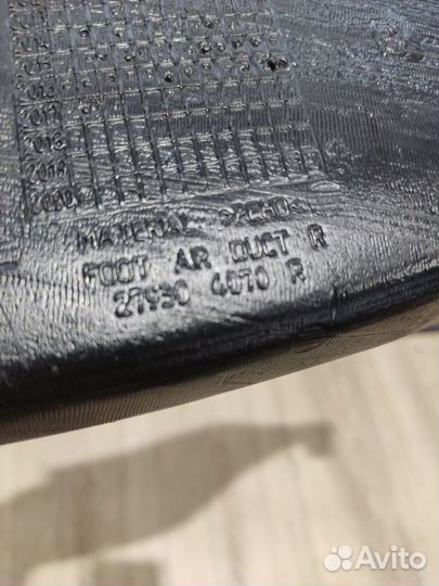 Воздуховод отопителя печки Renault kaptur Прав