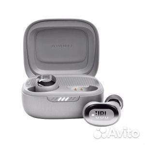 Беспроводные наушники JBL Live Free 2, серебряный