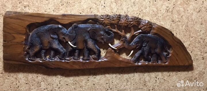 Панно деревянное большое