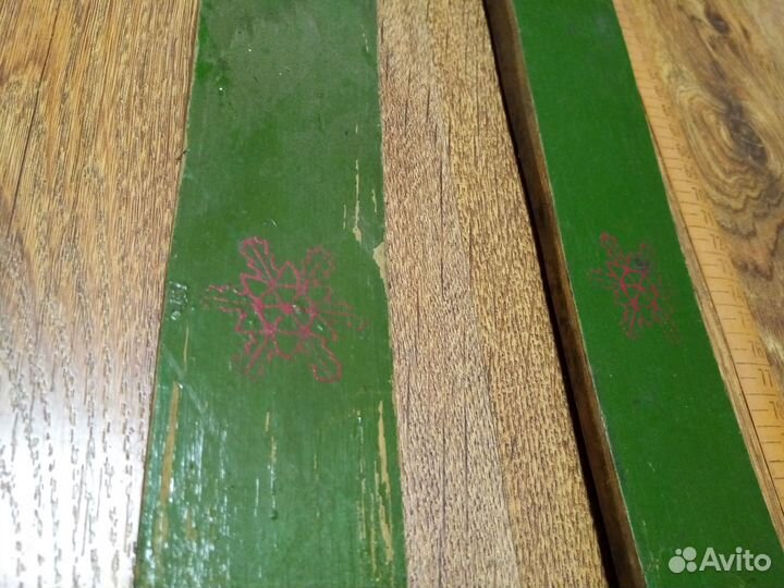 Лыжи и палки детские СССР