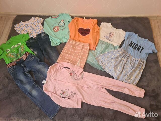 Вещи пакетом на девочку 122