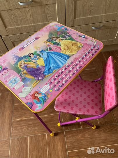 Детский стол и стул Ника с 3 до 7 лет