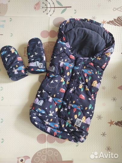 Конверт и муфты Варежки Leokid