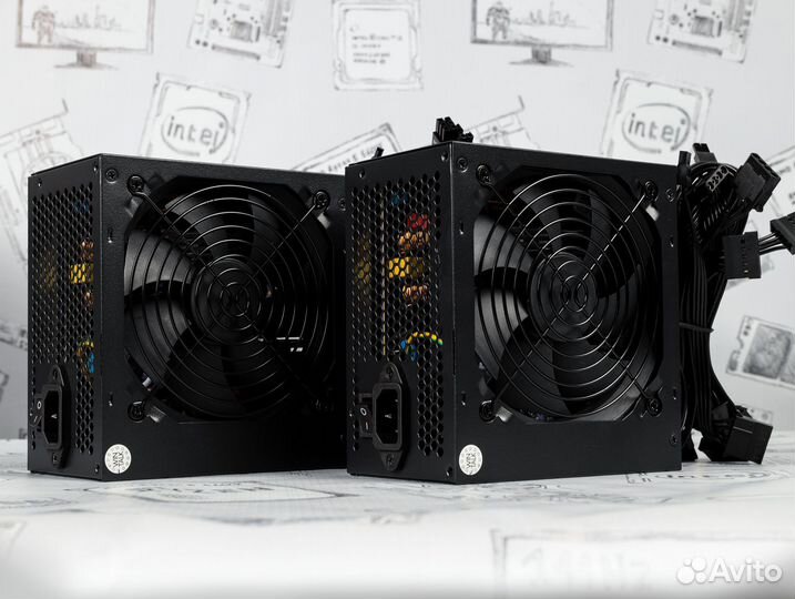 Блок питания 1stplayer black.SIR 5.0 500W