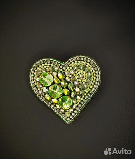 Броши и серьги ручной работы