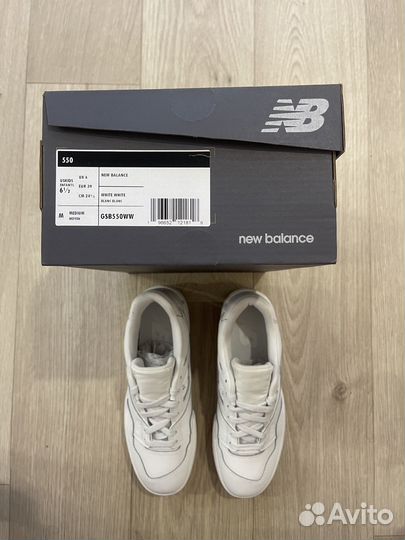 Кроссовки New Balance 550 Белые White 38,5 39