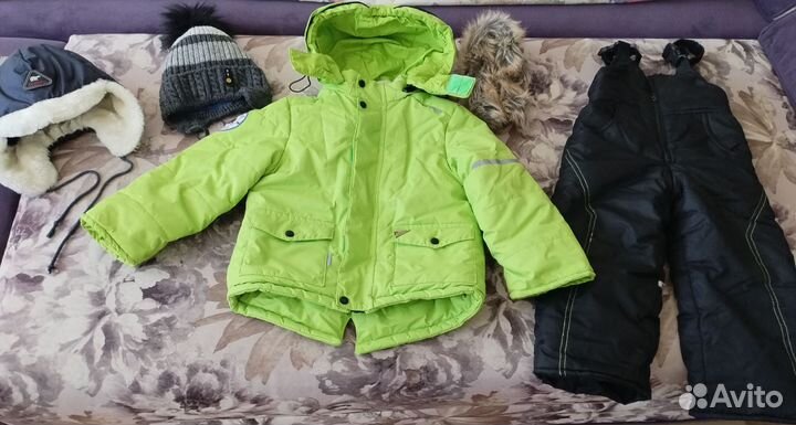 Детские вещи пакетом на мальчика р92 зимняя одежда