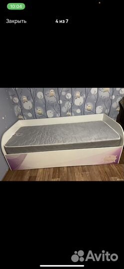 Кровать односпальная детская