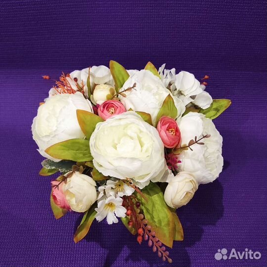 Букеты из искусственных цветов для декора