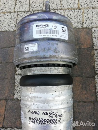 Пневмобаллон амортизатор Mercedes GLC W253 amg 43