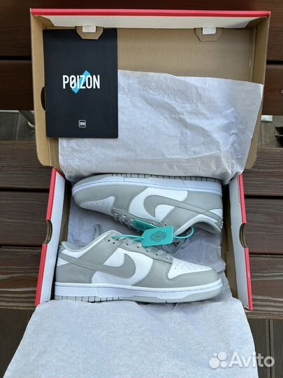 Nike dunk low grey fog оригинал