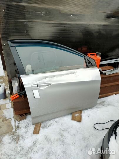 Дверь передняя правая solaris1 серебристый