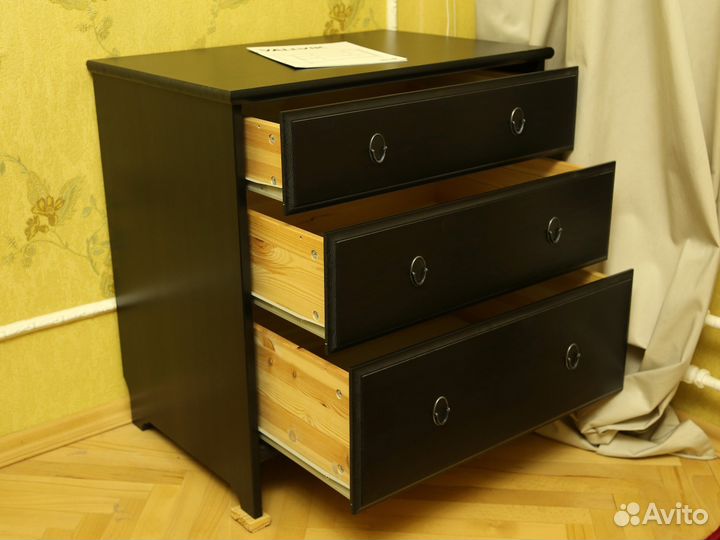 Комод Ikea Vallvik с 3 ящиками купить в Москве | Товары для дома и дачи |  Авито