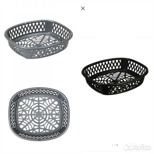 Корзинка для луковичных, овальная, 30.6 27 см