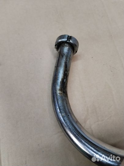 Колено (патрубок) глушителя мопед Рига 13