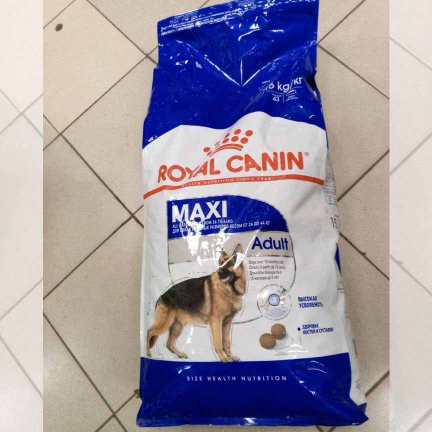 Корм для собак Royal Canin Maxi 15 кг