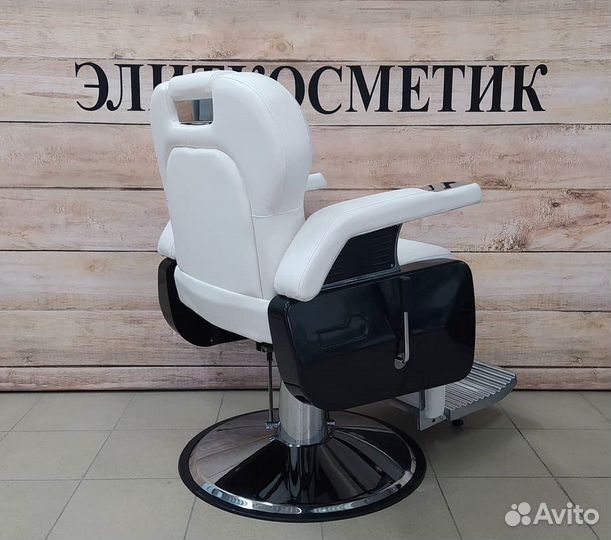 Кресло для Барбершопа Saturn white