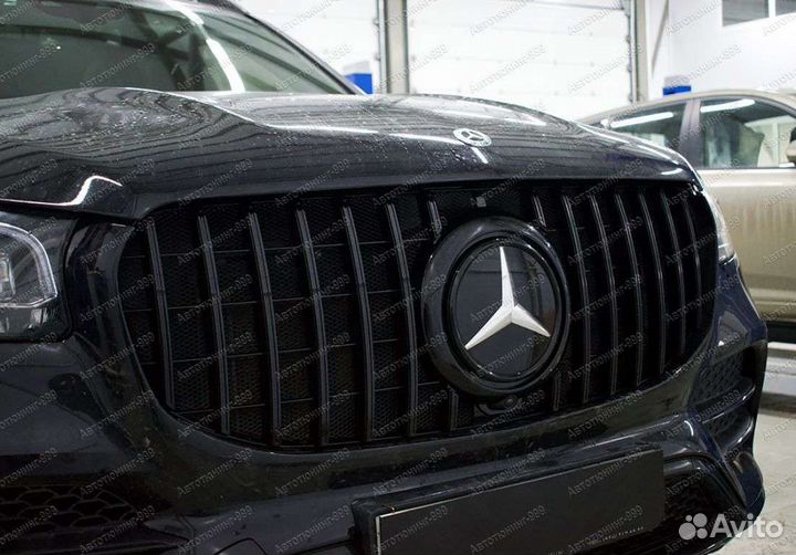 Решетка Mercedes GLS 167 black