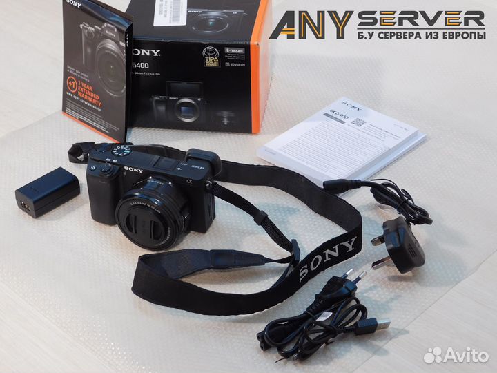 Фотоаппарат Sony Alpha a6400 Kit 16-50mm