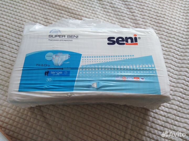 Подгузники для взрослых seni 3