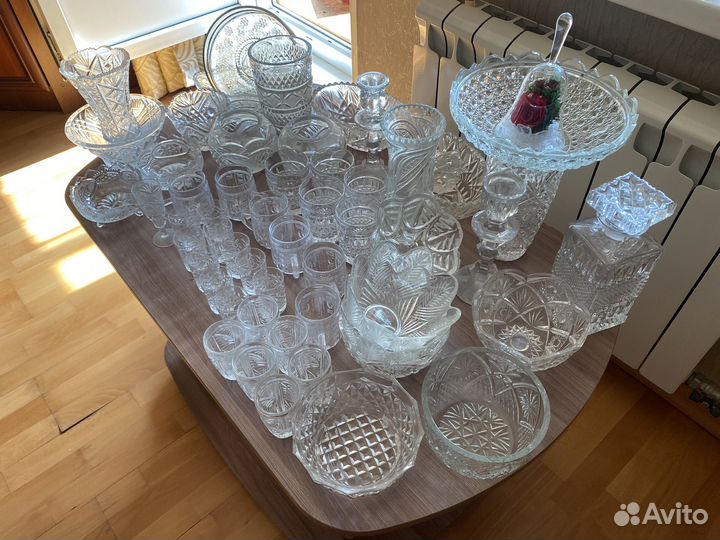 Хрустальная посуда СССР
