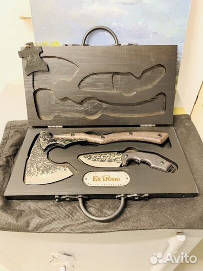 Подарочный набор топор нож викинг