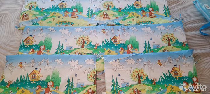 Бортики в кроватку новые