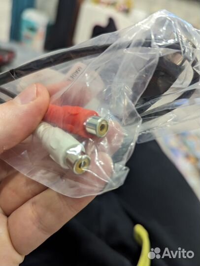 Переходник 5din (male) 2rca (female)