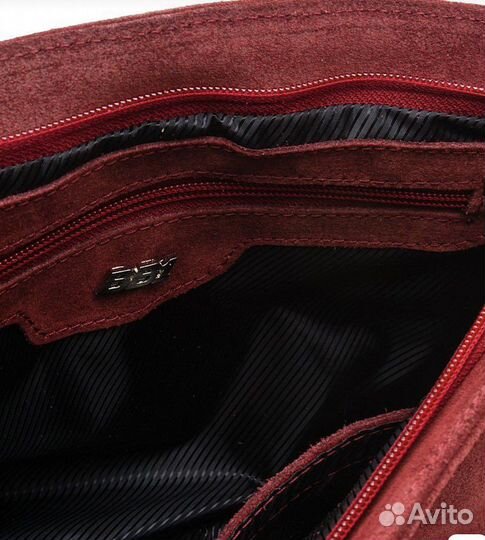 Сумка женская натуральная замша