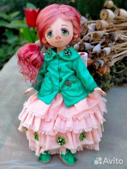 Текстильная интерьерная кукла