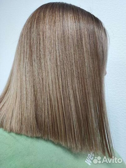 Окрашивание волос блонд, мелирование, шатуш