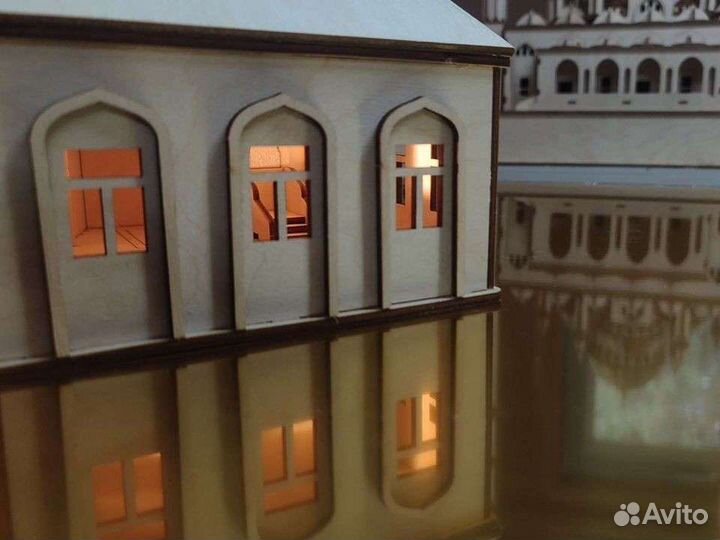 3D конструктор мечеть из дерева