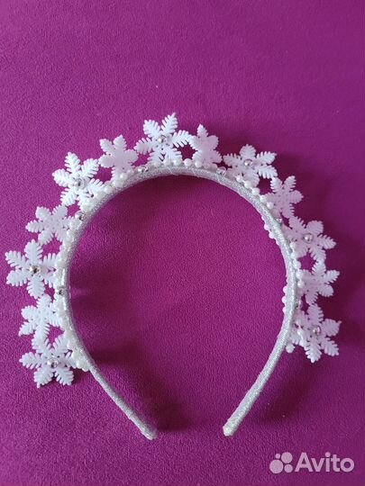 Обруч снежинка