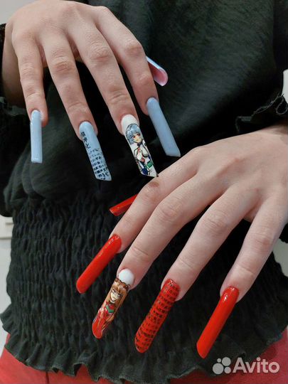 Креативный маникюр, наращивание ногтей