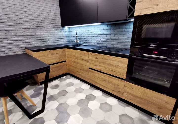 Современная кухня на заказ мдф фасады